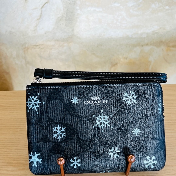 Coach snowflake zip crossbody handbag&wallet NWT Authentic - Picture 7 of 12